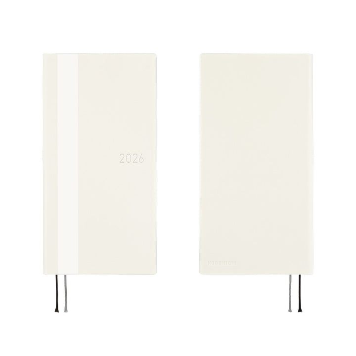 Hobonichi Techo 2026 APRIL Start Weeks Planner | White Line: Ivory | Japanese