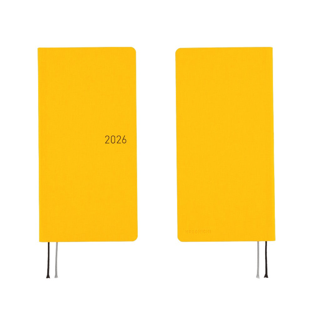 Hobonichi Techo 2026 Weeks Planner | Colors: Full Moon Yellow | English