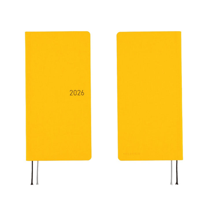 Hobonichi Techo 2026 Weeks Planner | Colors: Full Moon Yellow | English