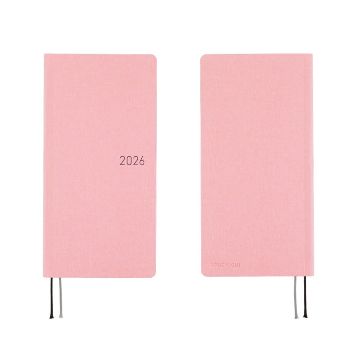 Hobonichi Techo 2026 Weeks MEGA Planner | Colors: Strawberry Milk | English