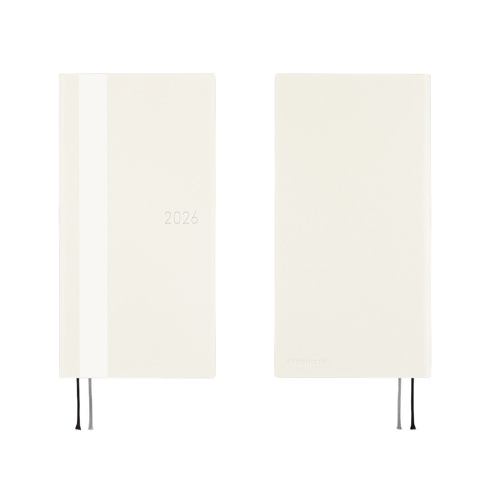 Hobonichi Techo 2026 Weeks Planner | White Line: Ivory | English