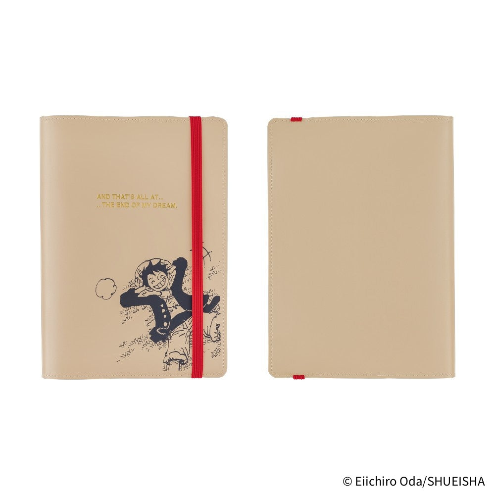 Hobonichi Techo A5 Cousin Cover with Planner | ONE PIECE magazine: End of Luffy’s Dream (Sand Beige) | English Mon Start