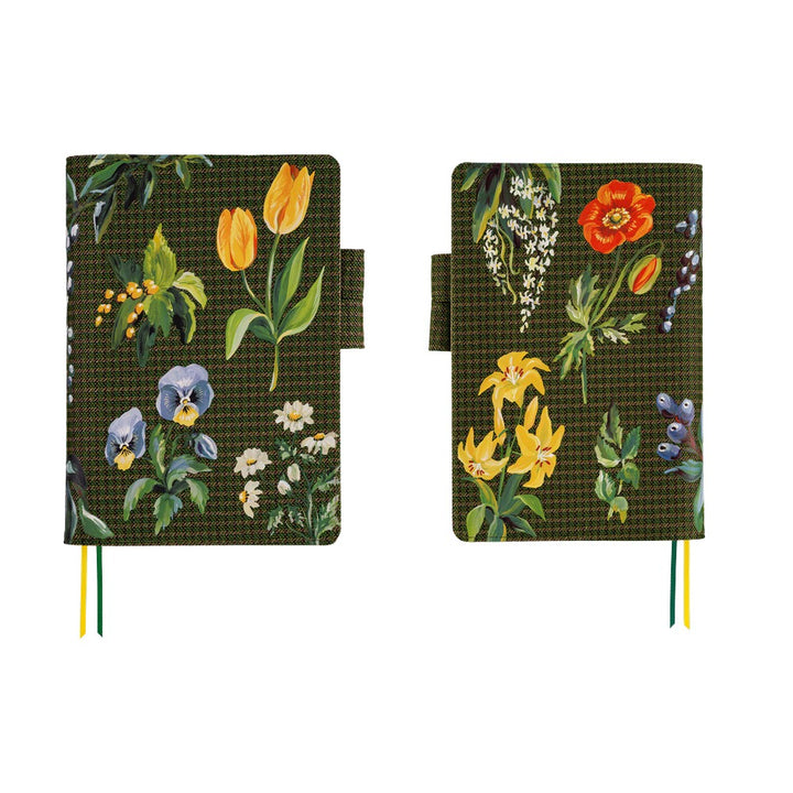 Hobonichi Techo A5 Cousin Cover with Planner | Tolight: Garden of Botany | English Mon Start