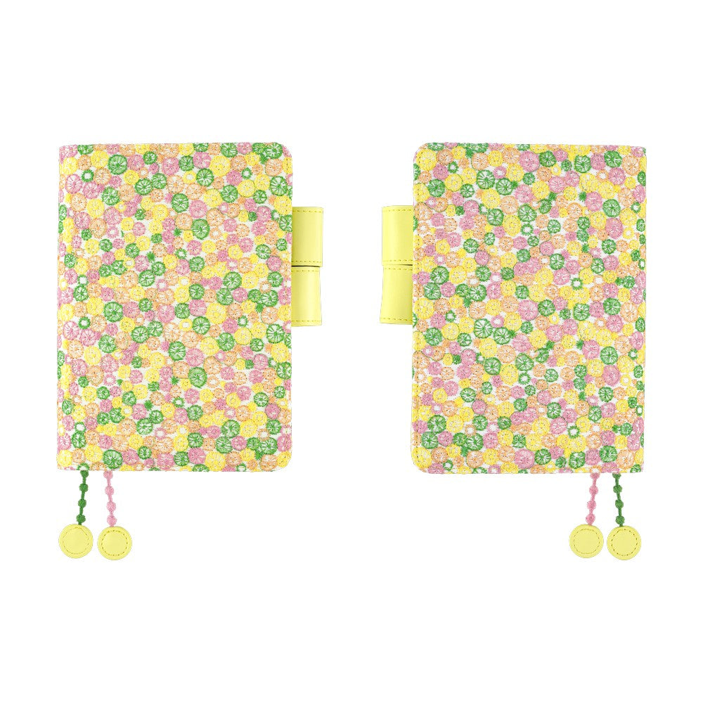 Hobonichi Techo A6 Original Cover with Planner | minä perhonen: skyful (Yellow) | English Mon Start