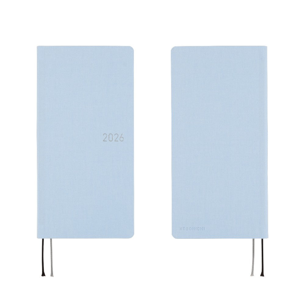 Hobonichi Techo 2026 Weeks MEGA Planner | Colors: Sky Mist | English
