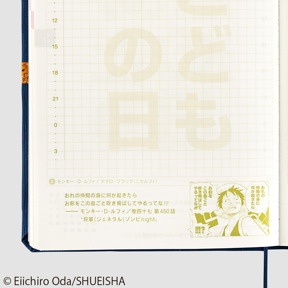 Hobonichi Techo 2024 A6 HON Planner | ONE PIECE magazine: Like the Sun | English *