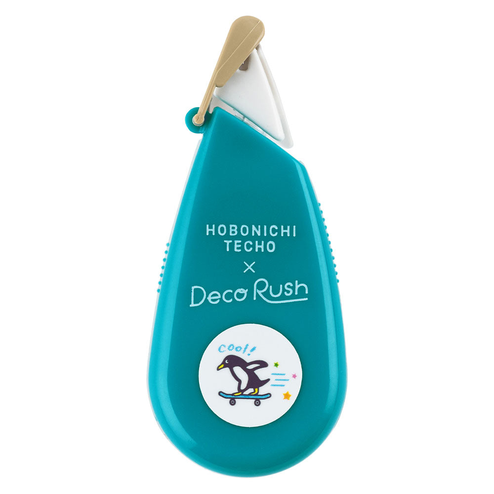 PLUS x Hobonichi: Deco Rush | Skateboard Penguin *