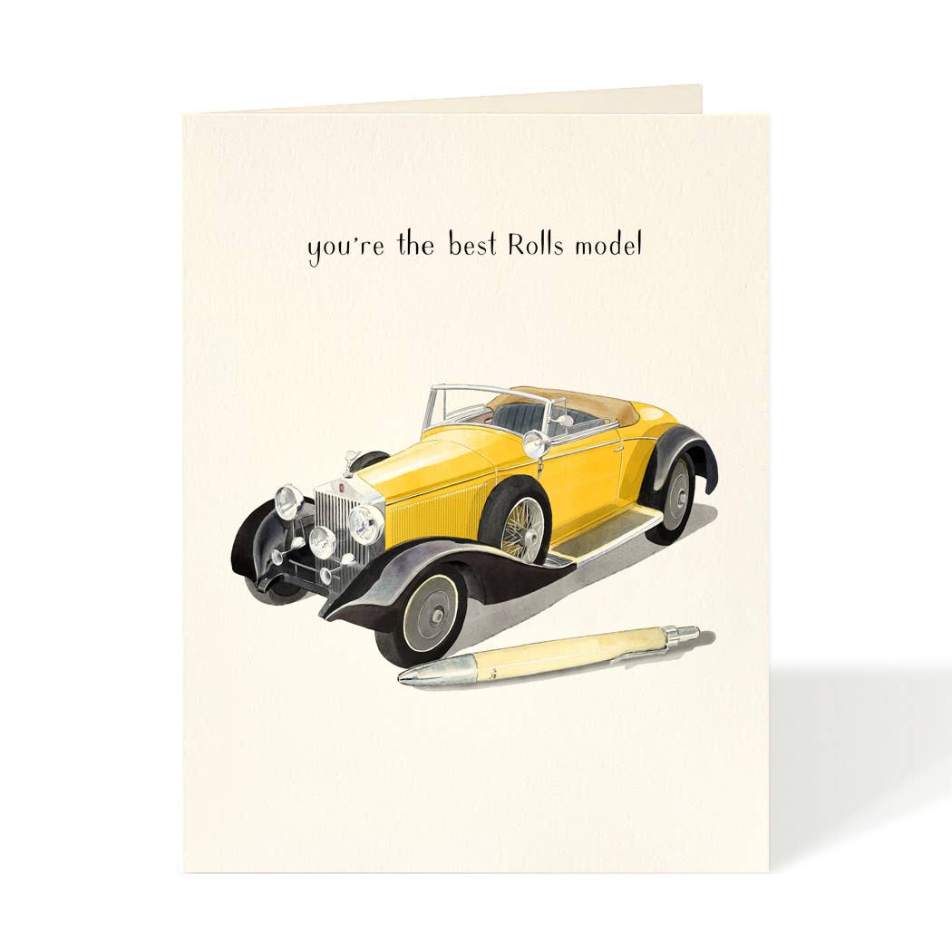 Rolls Model | Greeting Card