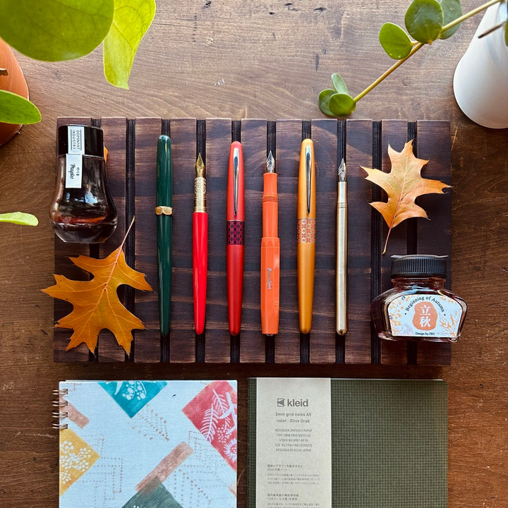 Handmade Wooden Pen Tray