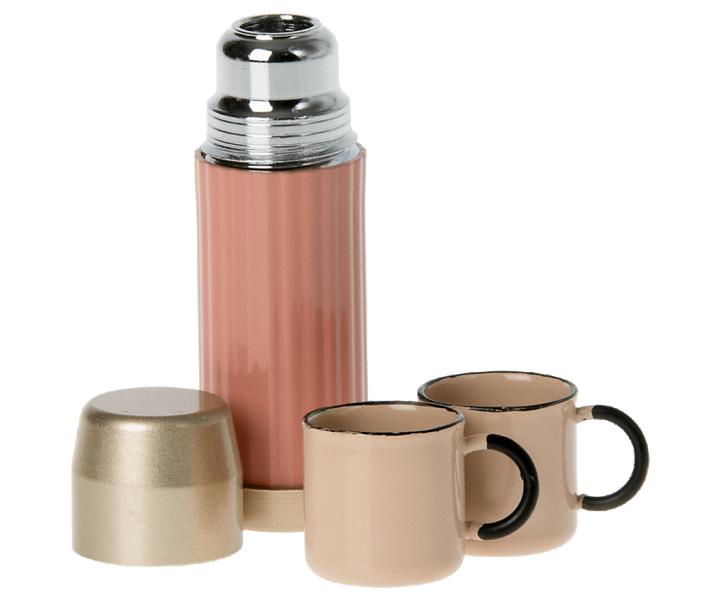 Thermos and Cups | Soft Coral