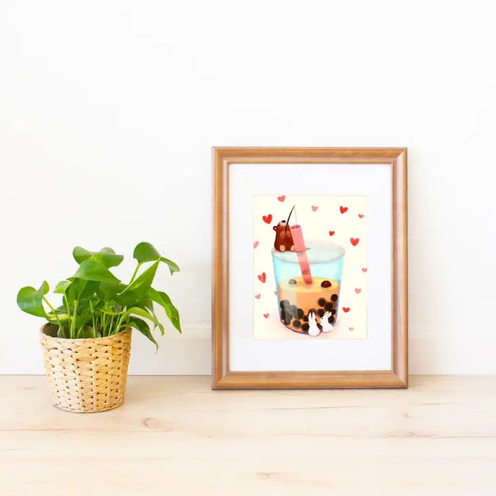 Boba Art Print | Medium