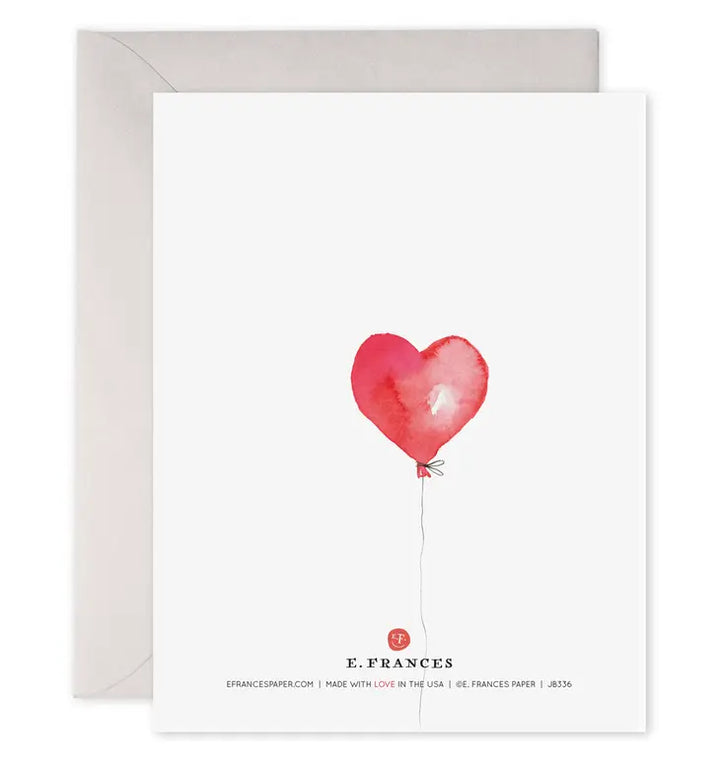 Valentine Balloons Card | Greeting Card