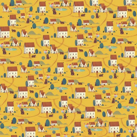 Bear Village | Wrapping Paper