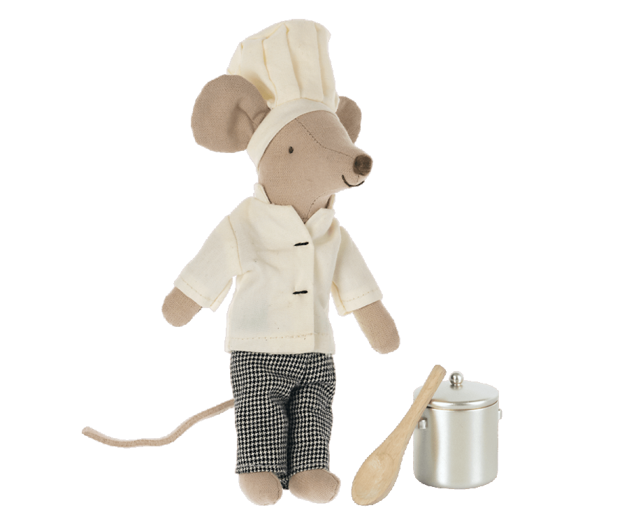 Chef Mouse with Pot and Spoon | Big Brother/Sister*