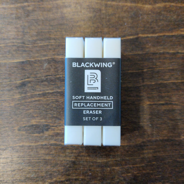 Blackwing Handheld Eraser Replacement | Set of 3