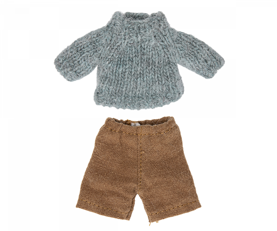 Knitted Sweater and Pants | Big Brother Mouse *