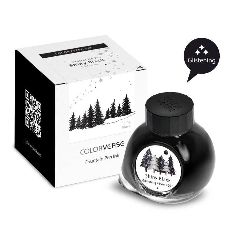 Project Ink Design Co Shiny Black Glistening Project Ink No.001 – The Paper Mouse