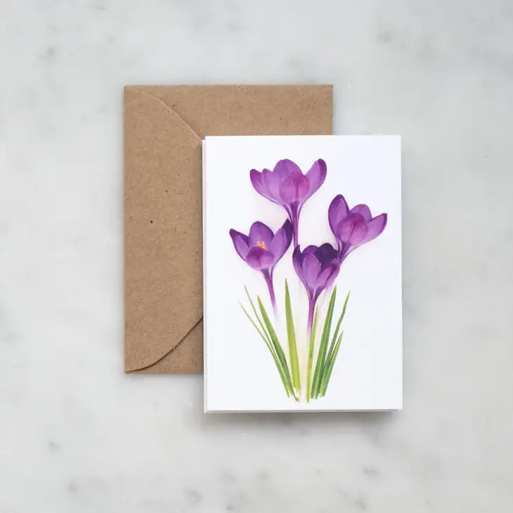 Crocus Enclosure Card