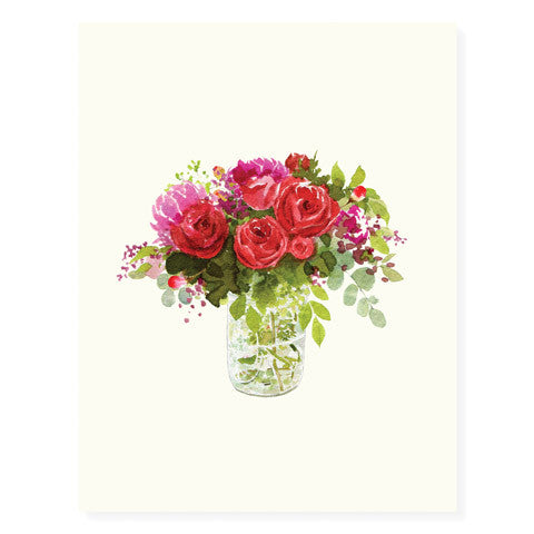 Red Bouquet | Greeting Card