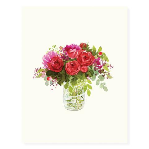 Plum Bouquets | Assorted 8 Card Set