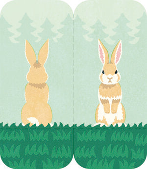 Bunny Rabbit Standing Sticky Note | Medium