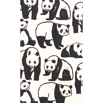 Panda Hand Stitched Notebook