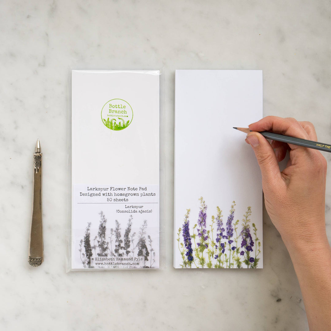 Purple Larkspur | Notepad