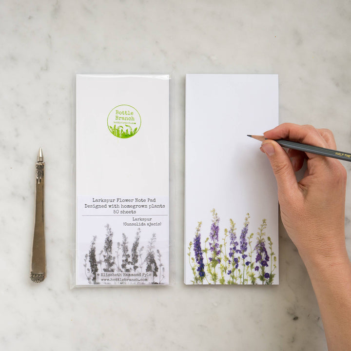 Purple Larkspur | Notepad