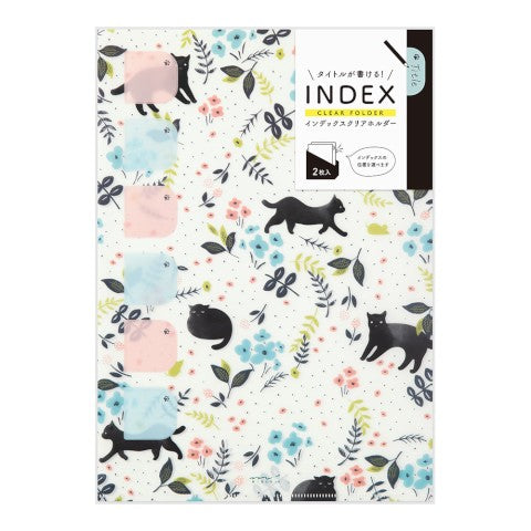 Clear A4 Index Folder | Cats