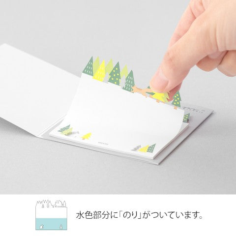 Forest Die-Cut Sticky Notes