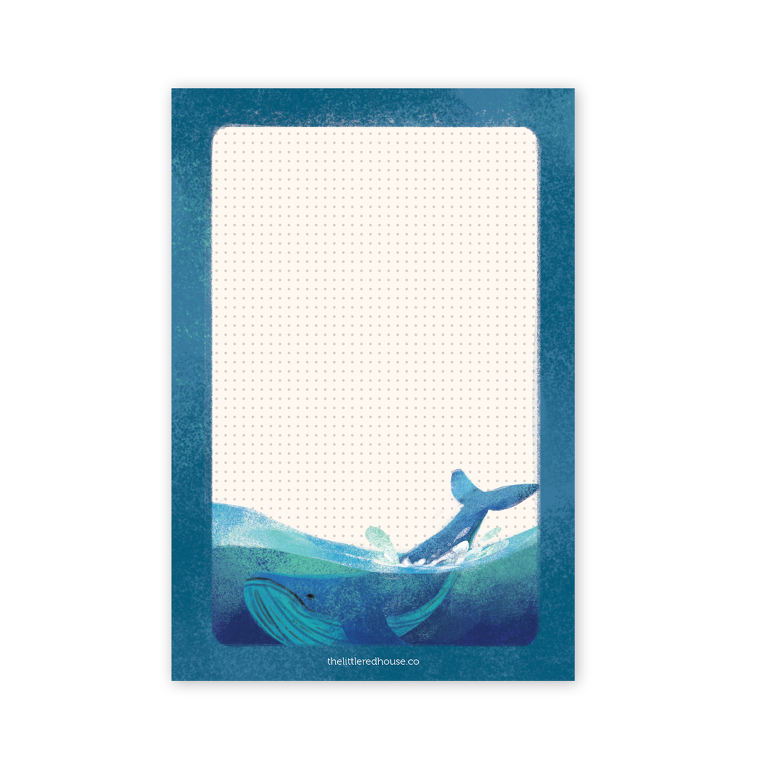 Whale | Dot Grid Notepad