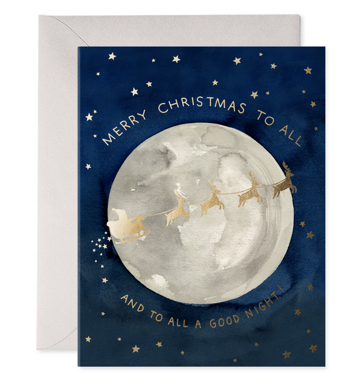 Santa Moon | Holiday Card