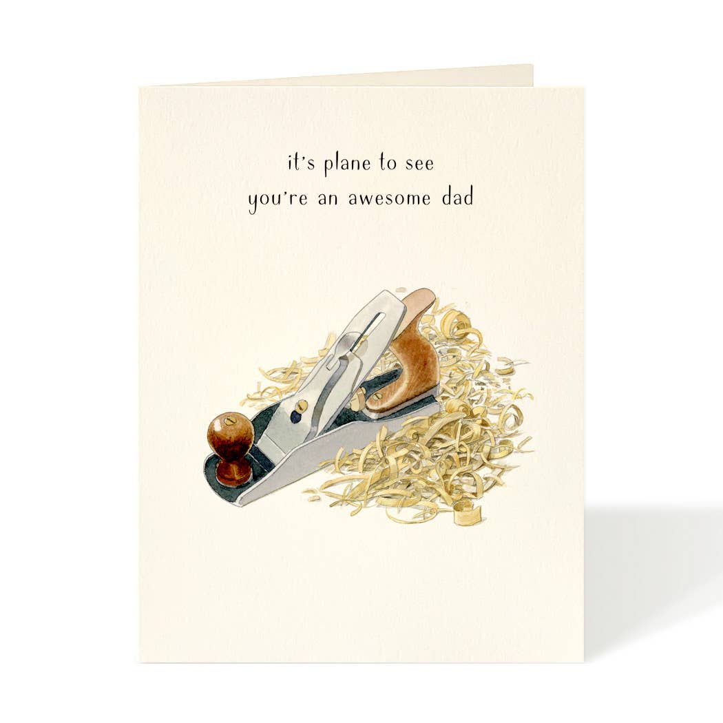 Carpenter Plane | Greeting Card