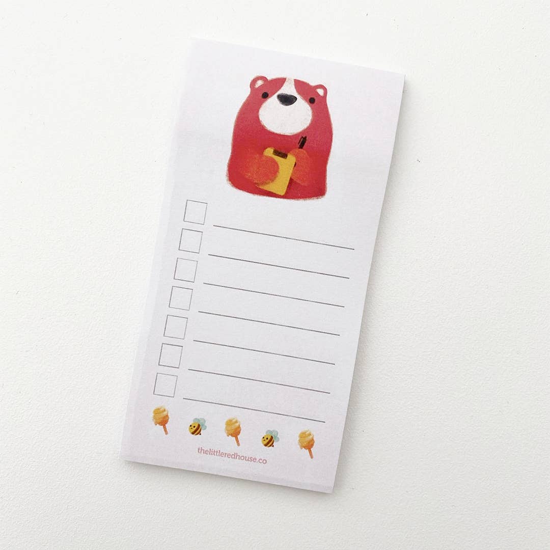 Bear Checklist | Sticky Notes