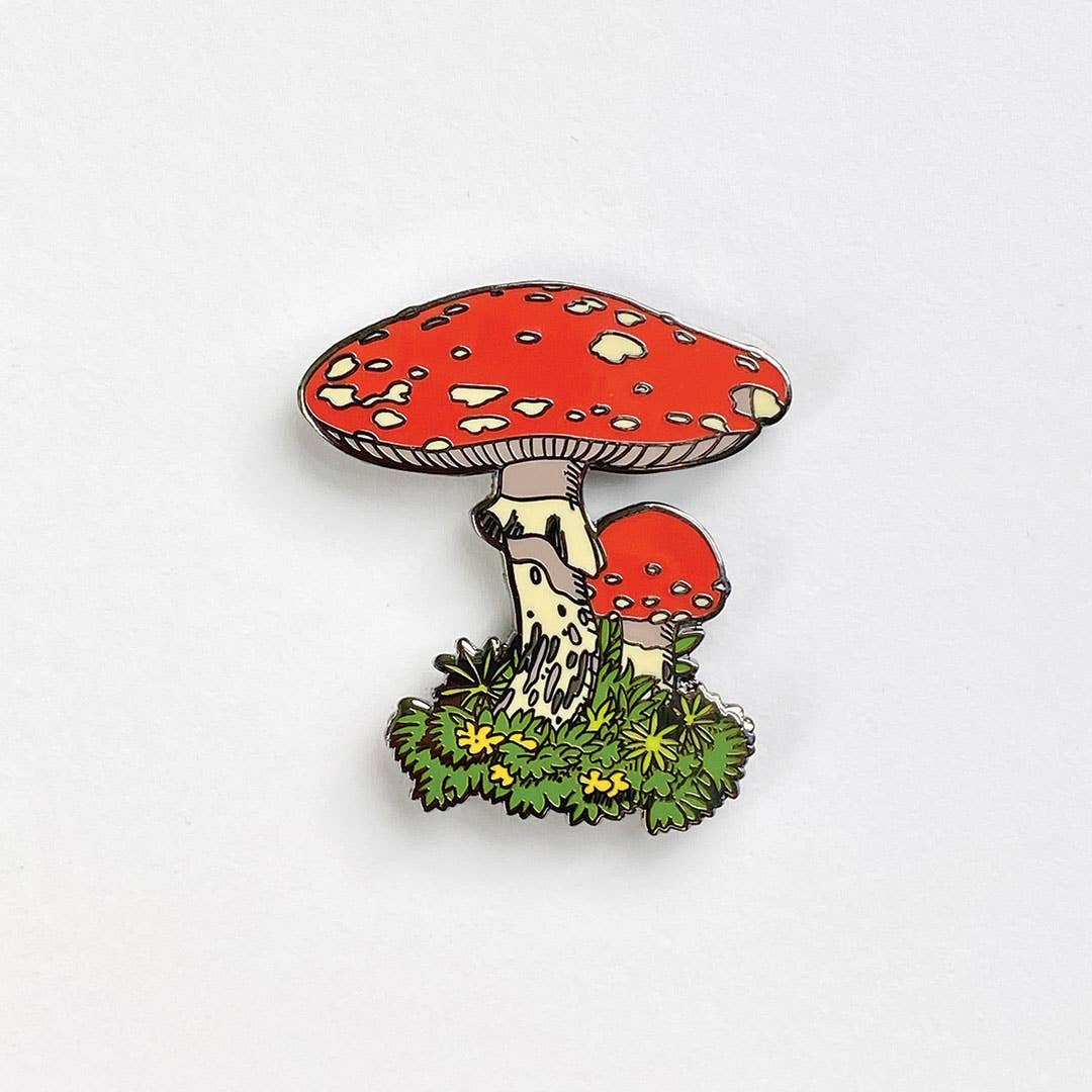 Fairy Mushrooms | Enamel Pin
