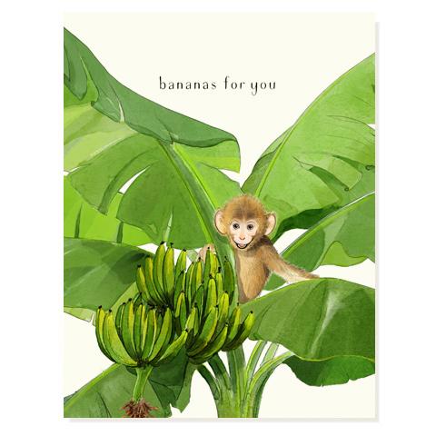 Bananas for You | Greeting Card