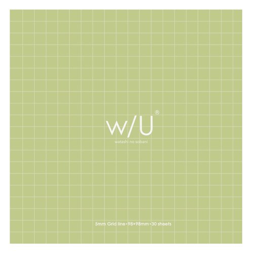 W/U Square Sticky Note | Grid *