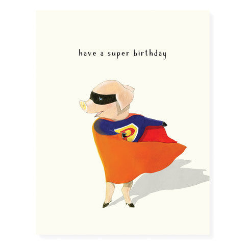 Superpig | Greeting Card