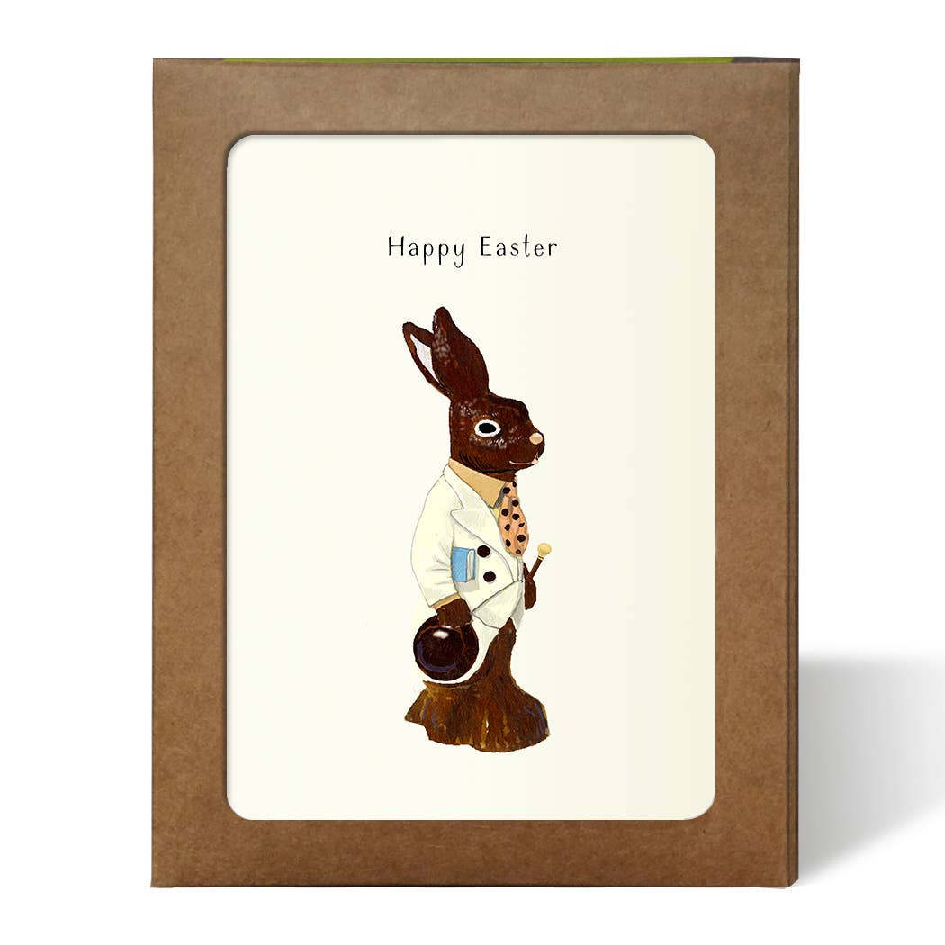 Chocolate Rabbit | Greeting Card * – The Paper Mouse