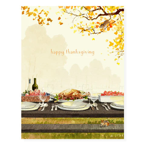 Thanksgiving Feast Holiday Card
