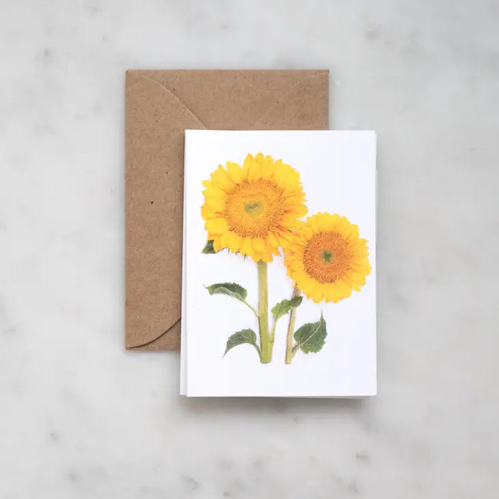 Sunflowers Enclosure Card