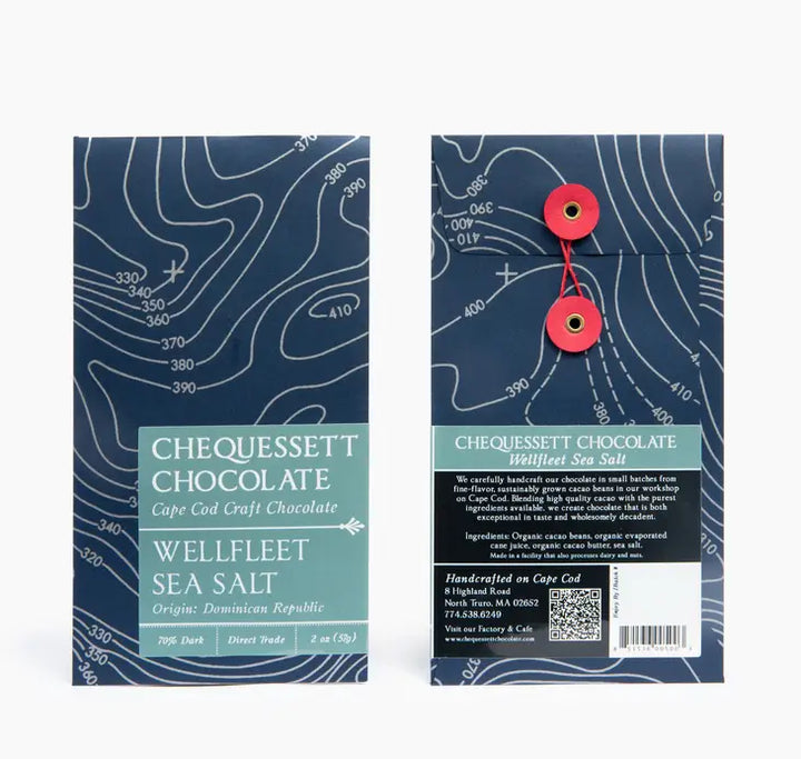 Wellfleet Sea Salt Dark Chocolate Ba