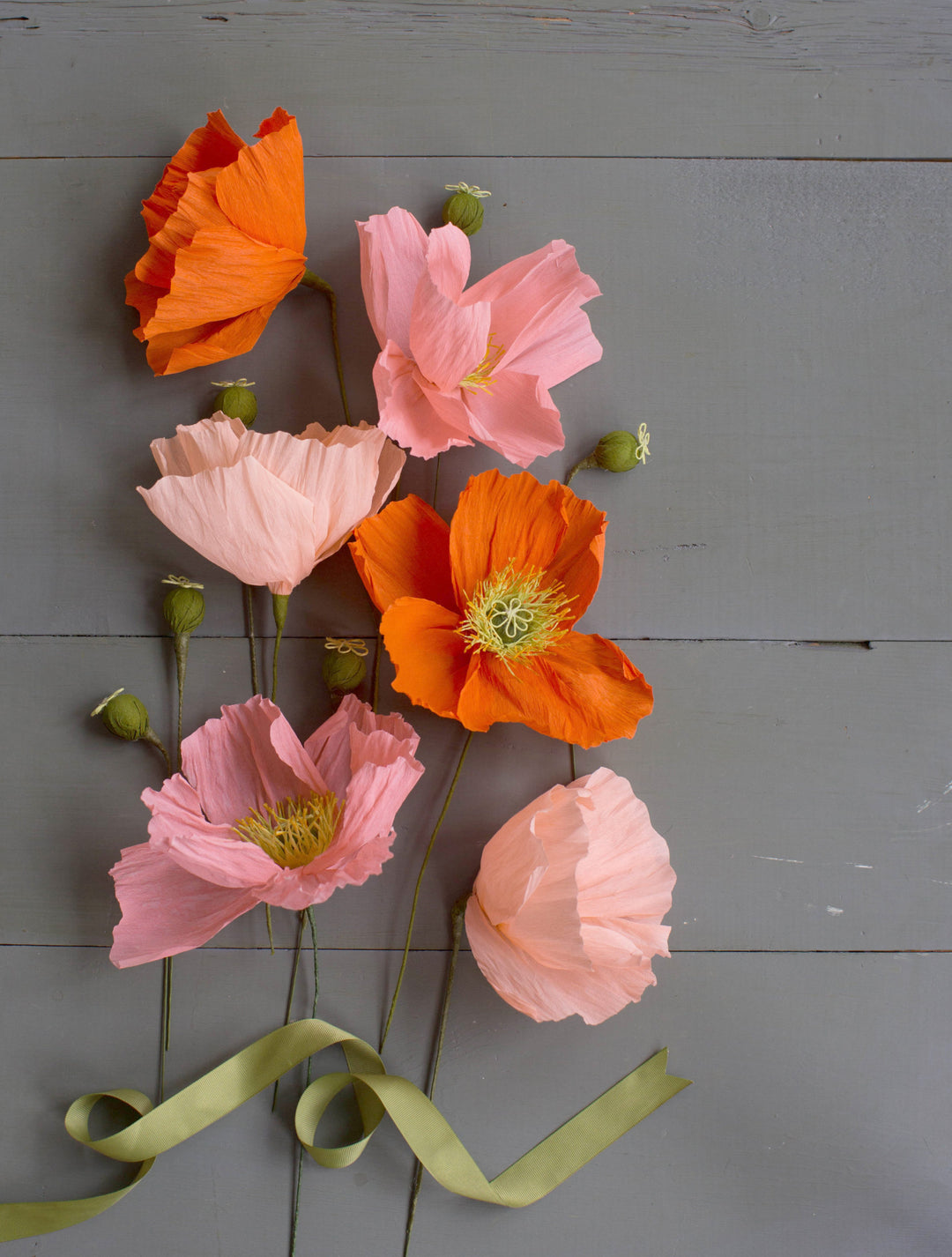 Poppy | Crepe Paper Flower Kit