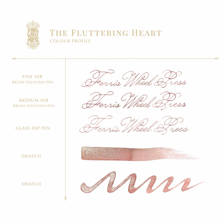 The Fluttering Heart | Fountain Pen Ink | 2023 Limited Edition *