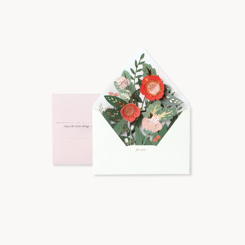 Floral Envelope | Pop Up Greeting Card