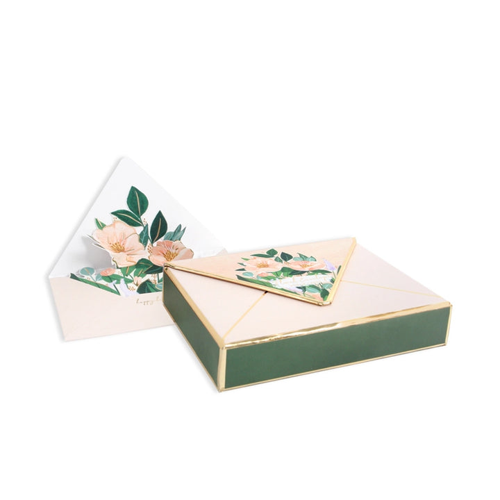 Floral Envelope | Assorted 8 Pop-up Card Set