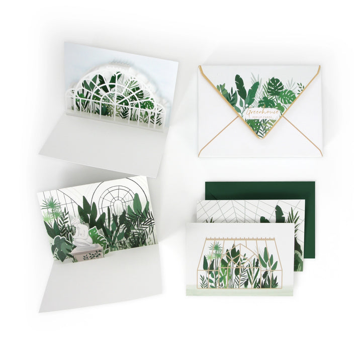 Greenhouses | Assorted 8 Pop-up Card Set