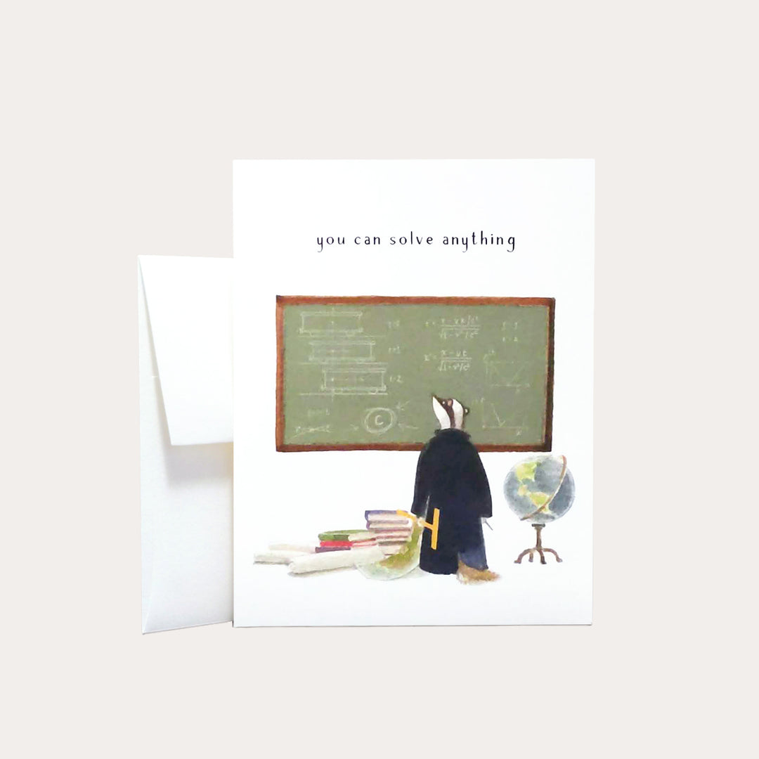 Professor Badger | Greeting Card