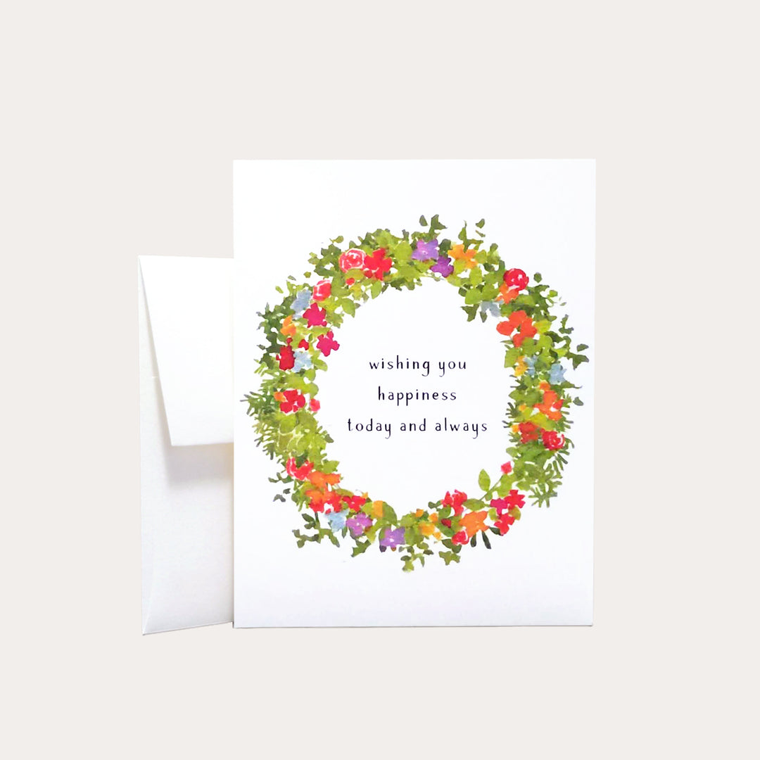 Flower Wreath | Greeting Card