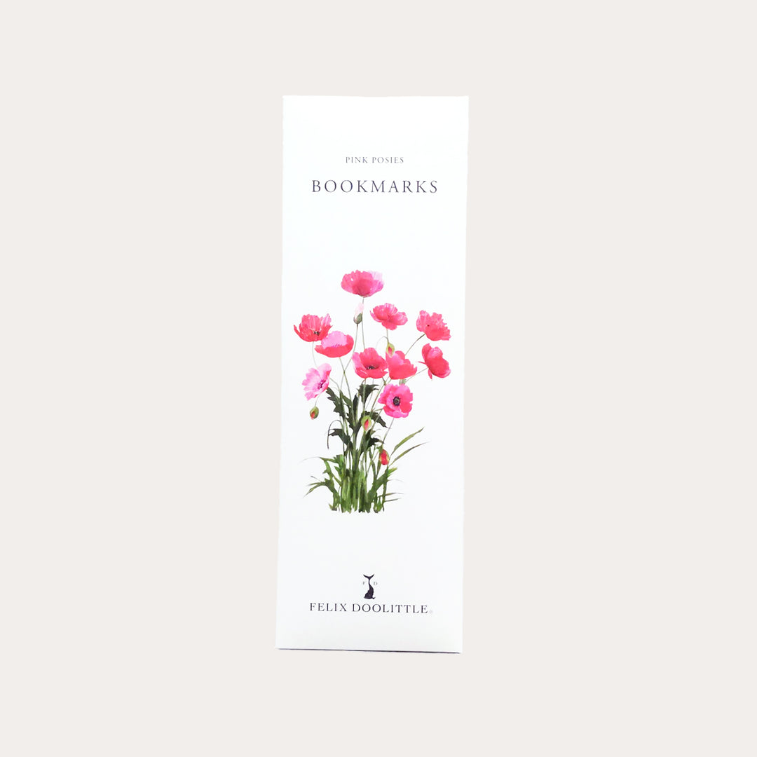 Pink Posies | Illustrated Bookmarks